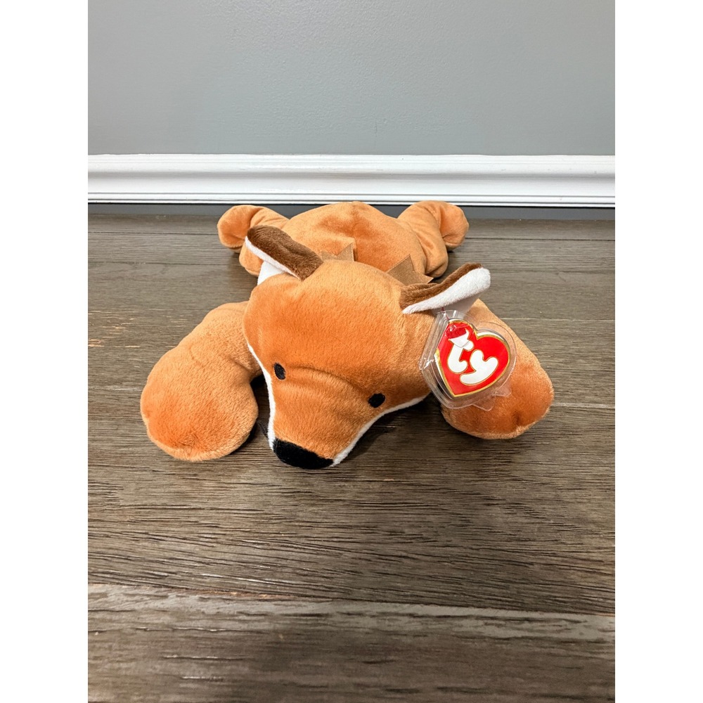 Vintage 1997 Ty Pillow Pals Foxy the Fox Plush